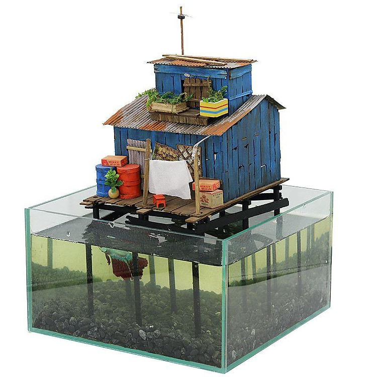 Mô Hình Gỗ Sài Gòn Xưa Tí Hon Chính hãng Giá tốt - Hình ảnh 4