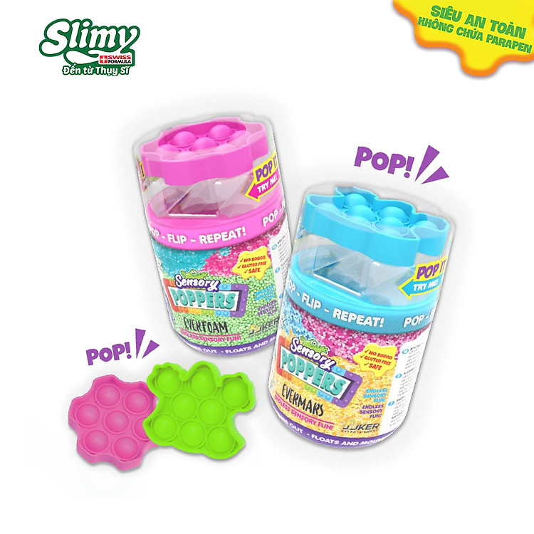 Đồ Chơi SLIMY Foam Và Pop It Tím Chính hãng Tiết kiệm - Hình ảnh 5