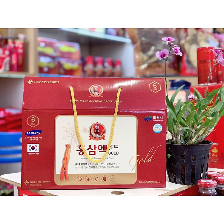 NƯỚC UỐNG HỒNG SÂM HÀN QUỐC 30 GÓI