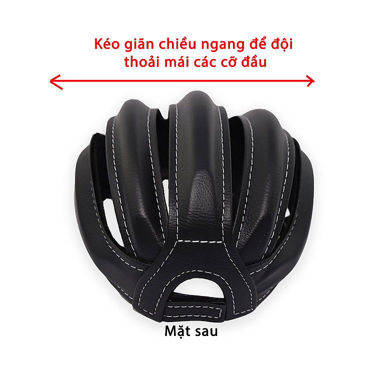 Nón Bảo Hiểm Da 3 Cọng Size L Chính hãng Ưu đãi - Hình ảnh 3