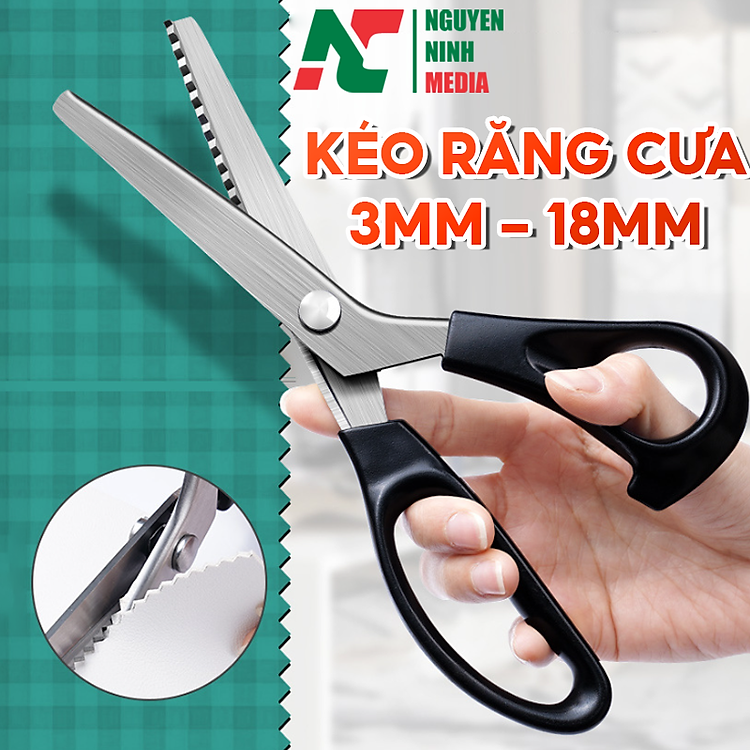 Kéo cắt viền làm thủ công (3mm – 18mm)