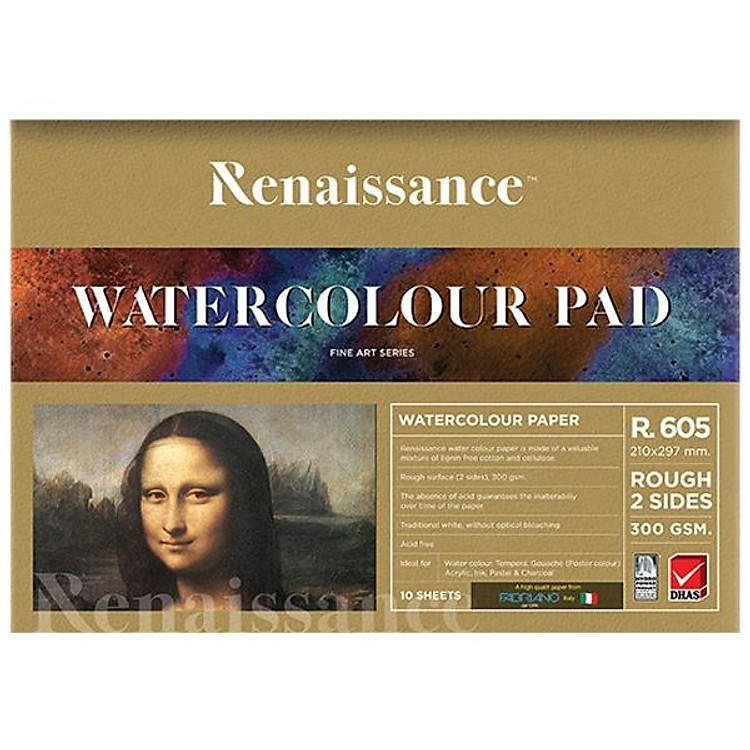 Tập Vẽ Màu Nước A4 300gsm (10 tờ)