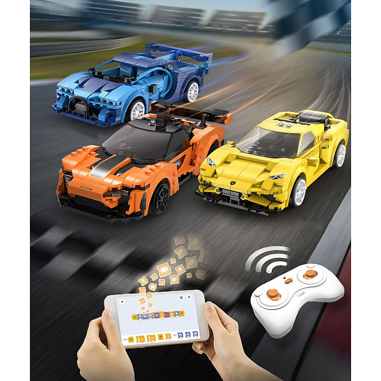 Bộ Đồ Chơi Xếp Hình Xe Đua Ford Mustang Chính hãng Giá tốt - Hình ảnh 5