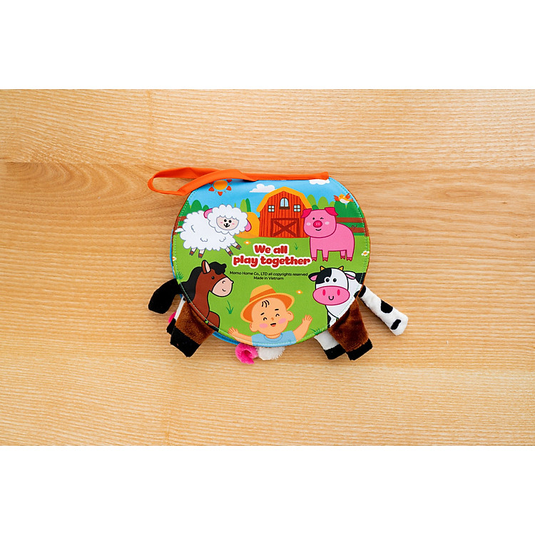 Sách Vải Lật Mở Đa Tương Tác Cho Bé Chính hãng Ưu đãi - Hình ảnh 2