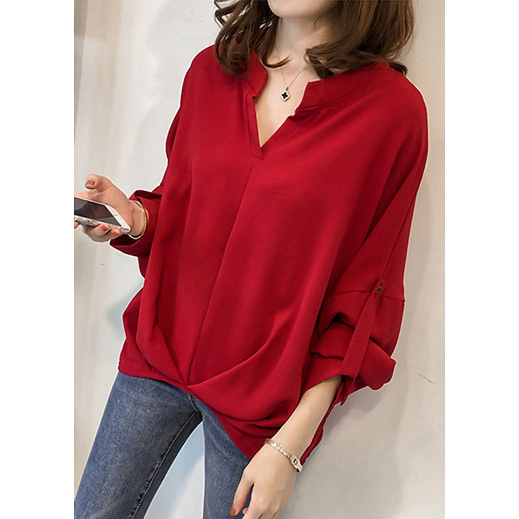 Áo kiểu nữ bo gấu CBR09