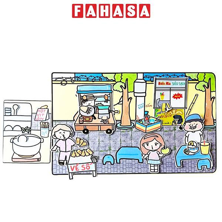 Bộ Tranh Tương Tác Cô Tiên Xanh Chính hãng Ưu đãi