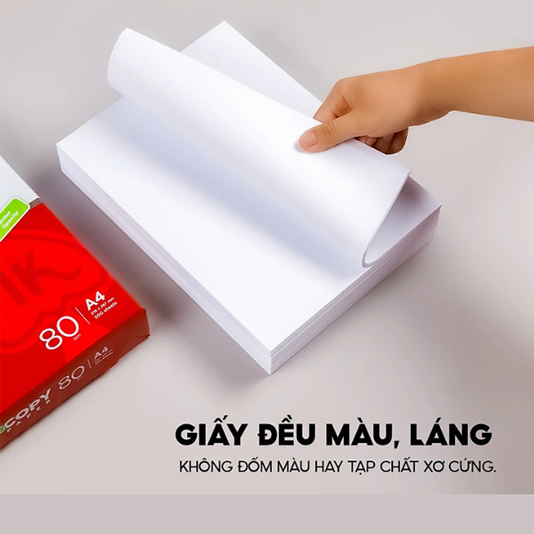 Giấy A4 IK Copy (500 tờ, 80 gsm) - Ảnh 4