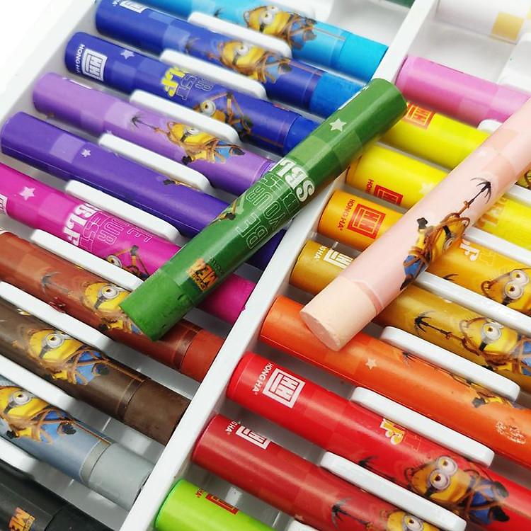 Hộp Bút Sáp Dầu Minions (24 chiếc) - Ảnh 5