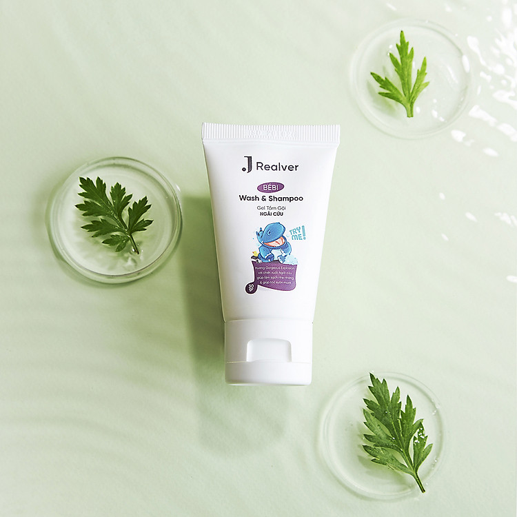 Gel Tắm Gội Ngải Cứu JRealver 30g Chính hãng Tiết kiệm - Hình ảnh 3