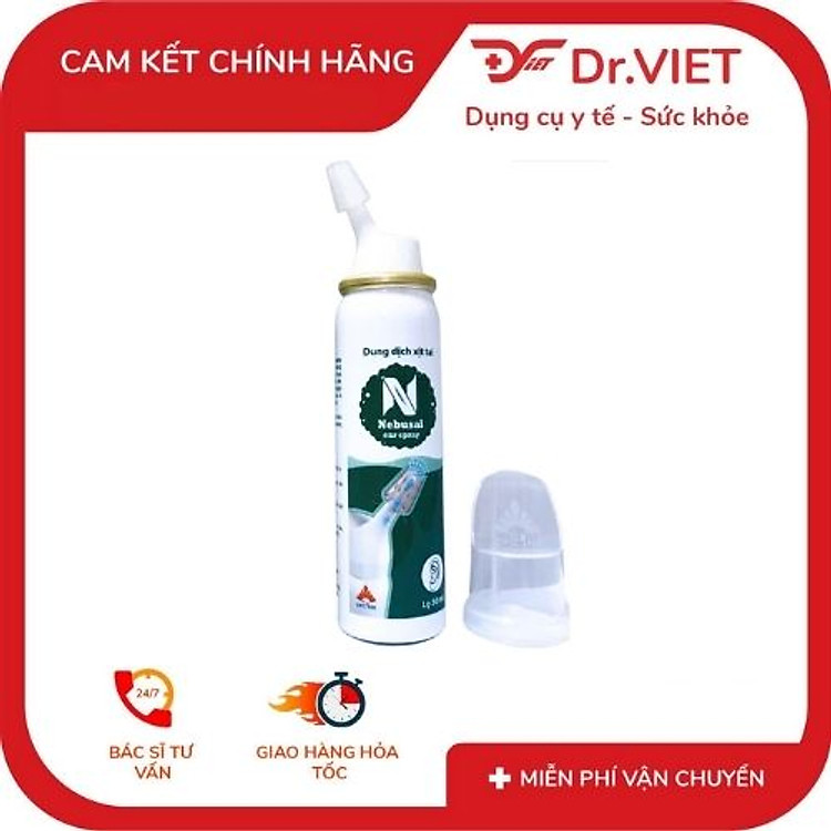 Dung dịch vệ sinh tai Nebusal Earspray 50ml