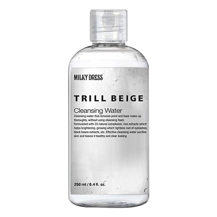 Nước Tẩy Trang Dành Cho Mặt, Mắt, Môi Milky Dress (250ml)
