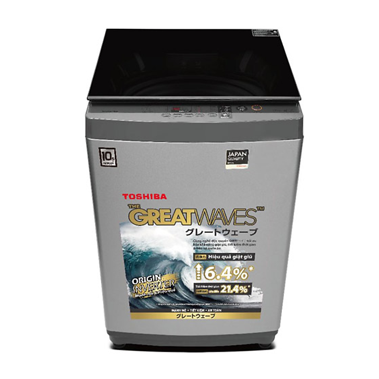Máy giặt Toshiba Inverter 12 Kg AW-DUK1300KV(SG) - Hàng chính hãng (chỉ giao HCM)