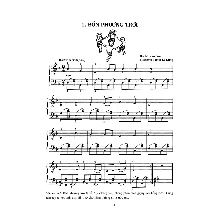 Piano Cho Thiếu Nhi - Tuyển Tập 220 Tiểu Phẩm Nổi Tiếng - Phần 4