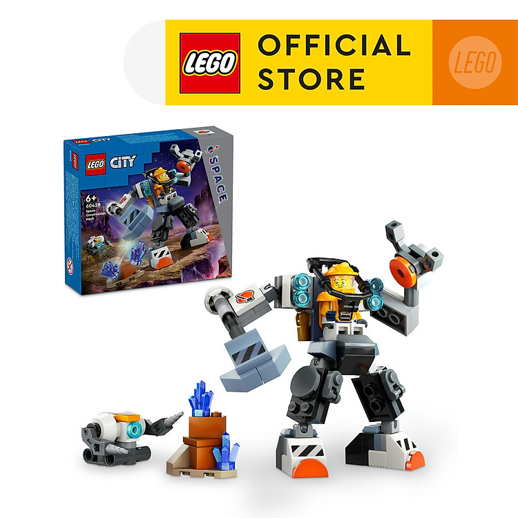 Mua tại Tiki: Đồ chơi lắp ráp LEGO CITY 60428 Rô bốt Chính hãng Ưu đãi