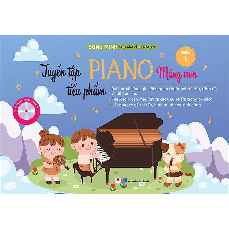 Sách Tuyển tập tiểu phẩm piano măng non phần 1