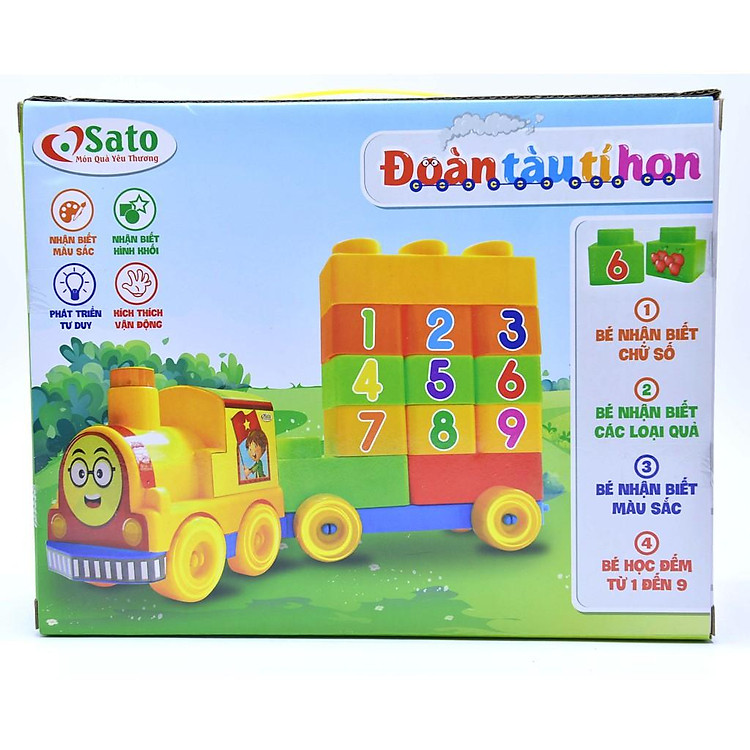 Đồ chơi xếp hình đoàn tàu cho bé Chính hãng Giá rẻ