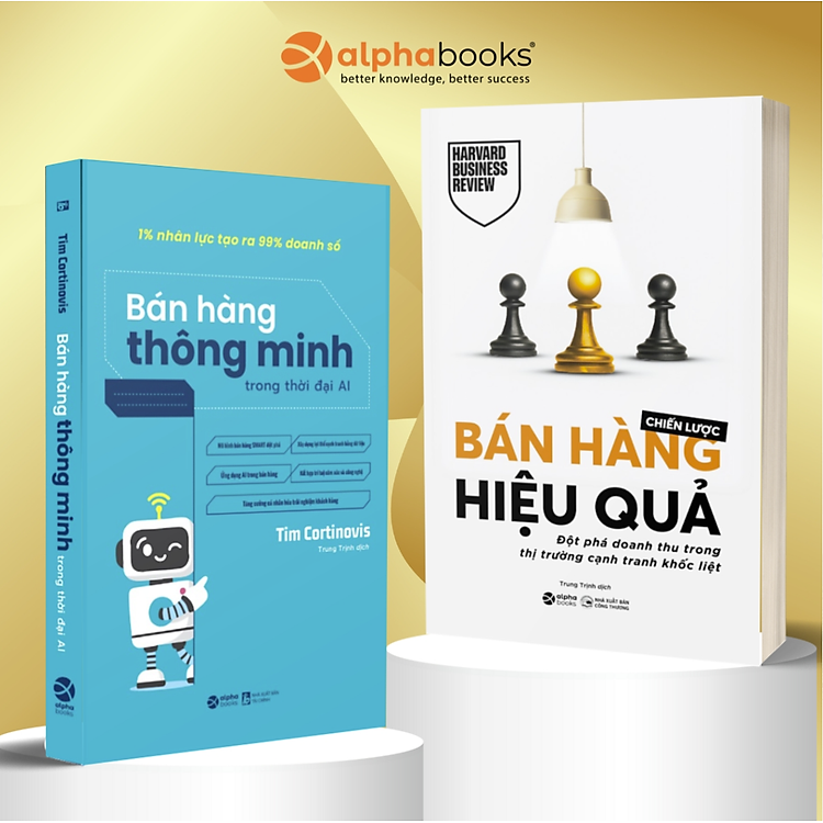 Combo Bán Hàng: HBR Chiến Lược Bán Hàng Hiệu Quả + Bán Hàng Thông Minh Trong Thời Đại AI