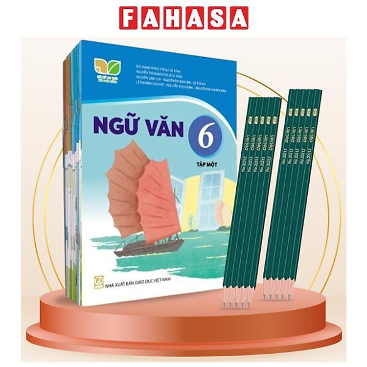 Sách Giáo Khoa Bộ Lớp 6 - Kết Nối - Sách Bài Học (Bộ 12 Cuốn) (Không Sử + Địa) (Chuẩn) - Kèm 10 Bút Chì