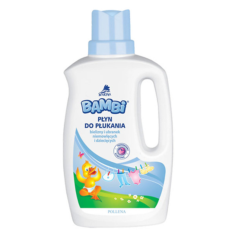 Nước Xả Mềm Mại Quần Áo Trẻ Sơ Sinh Và Trẻ Nhỏ Bambi Baby 1L