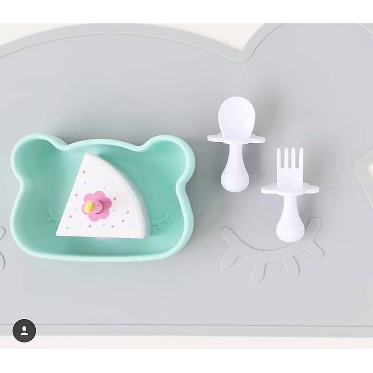 Bộ muỗng nĩa Grabease cho bé - Trắng Chính hãng Tiết kiệm - Hình ảnh 4