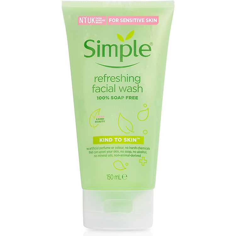 Sữa Rửa Mặt Simple lành tính và hiệu quả cho mọi loại da 150ml