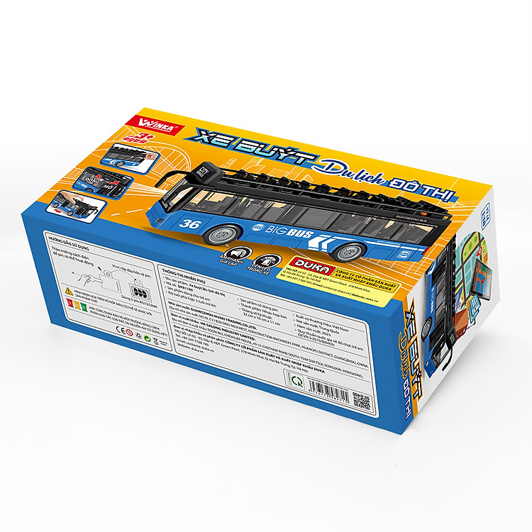 Mua Đồ Chơi Xe Buýt Du Lịch Duka DK81199 Chính hãng Ưu đãi - Hình ảnh 3