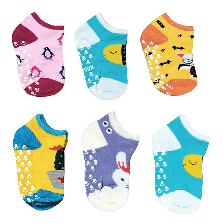 SET 3 ĐÔI VỚ CHỐNG TRƯỢT CHO BÉ - GIAO MÀU NGẪU NHIÊN