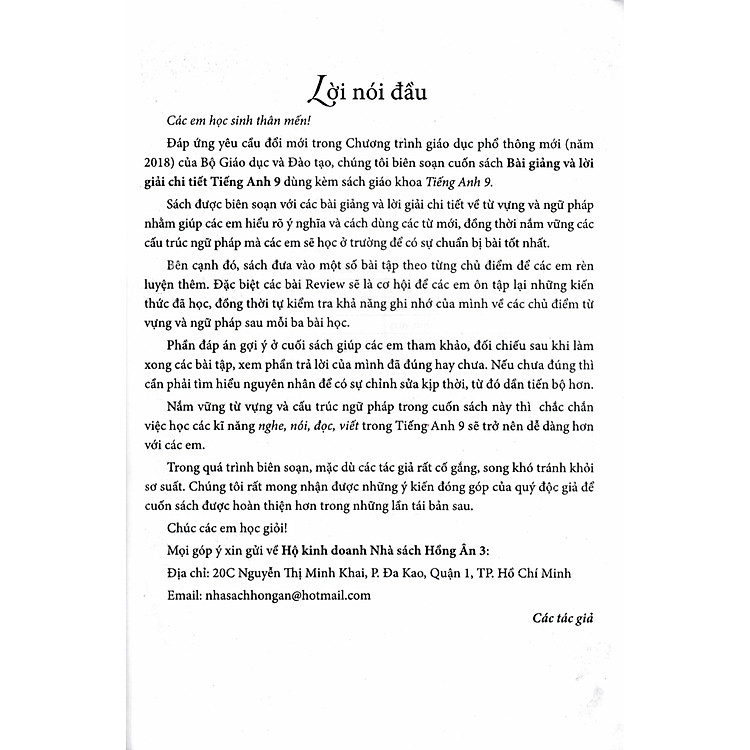Bài Giảng Và Lời Giải Chi Tiết Tiếng Anh 9 (Dùng Kèm SGK Kết Nối Tri Thức Với Cuộc Sống - Global Success) - Ảnh 2
