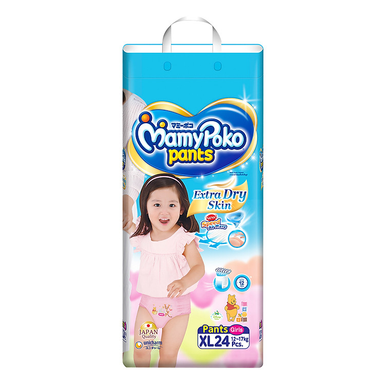 Tã Quần Bé Gái Gói Lớn MamyPoko XL24 (24 Miếng)