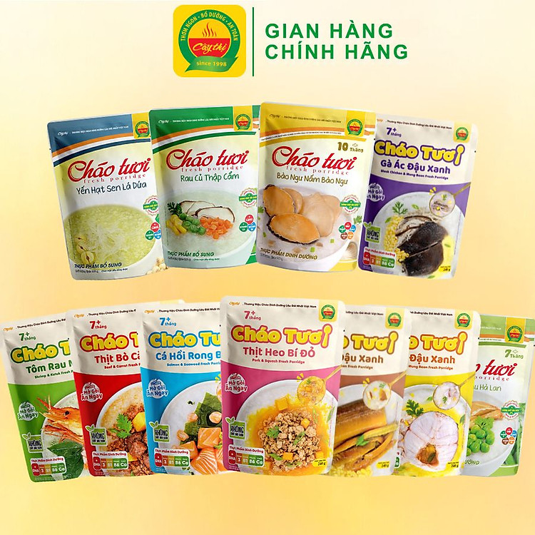 Combo 14 Gói Cháo Tươi Cây Thị Chất lượng Giá rẻ - Hình ảnh 2