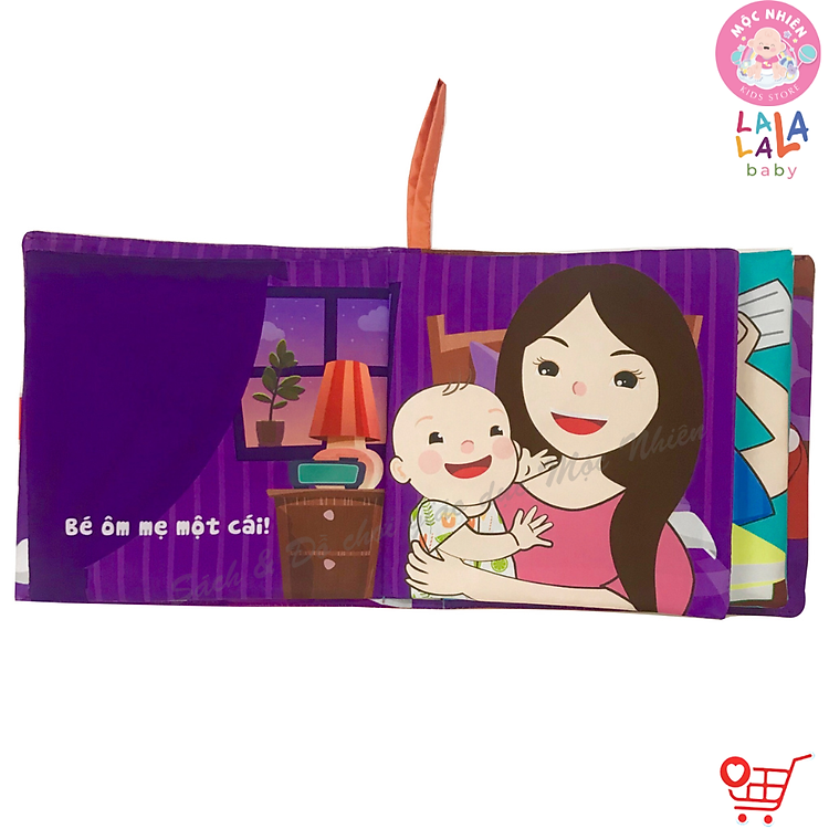 Sách Vải Tương Tác Cho Bé 0-4 Chính hãng Giá tốt - Hình ảnh 4
