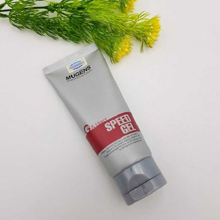 Gel cứng tạo kiểu tóc độ cứng 5, độ bóng 4 mugens speed gel 100g