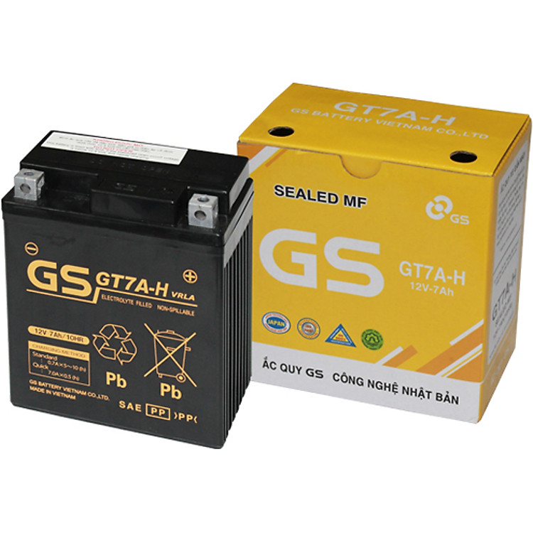 Ăc quy khô GS GT7A (12V7AH)