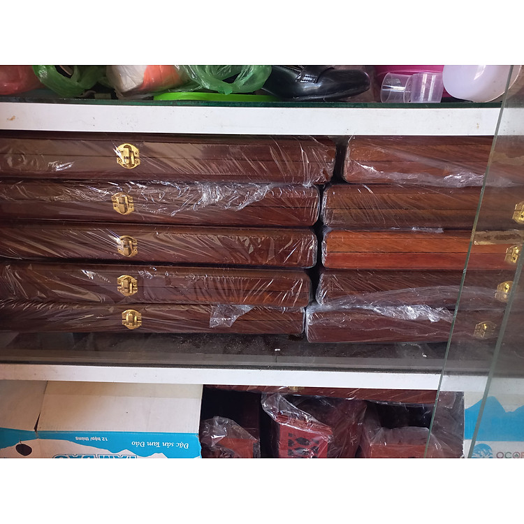 Bàn cờ tướng gỗ gõ 50x50cm Chính hãng Giá tốt - Hình ảnh 3