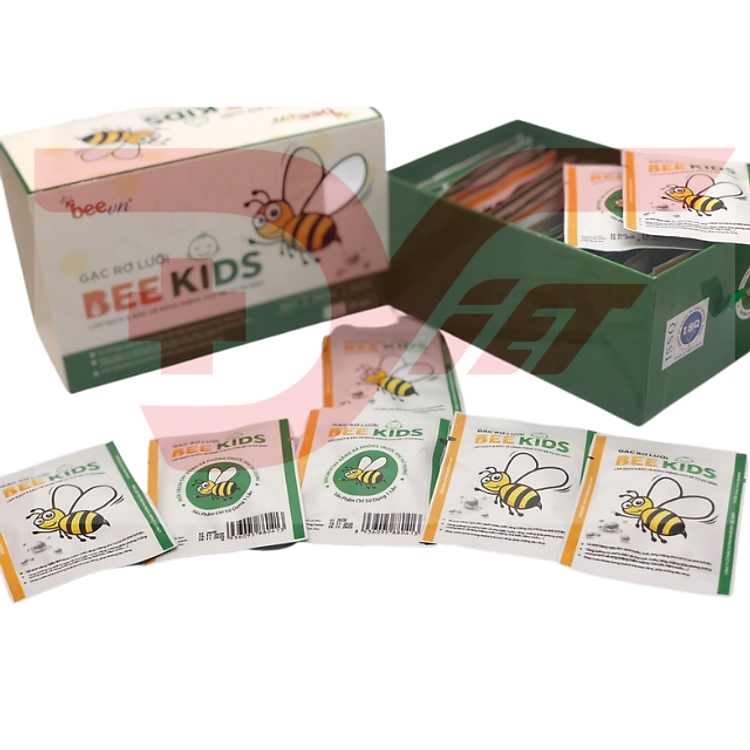 Gạc rơ lưỡi Bee Kids 36 gói Chính hãng Giá tốt - Hình ảnh 4