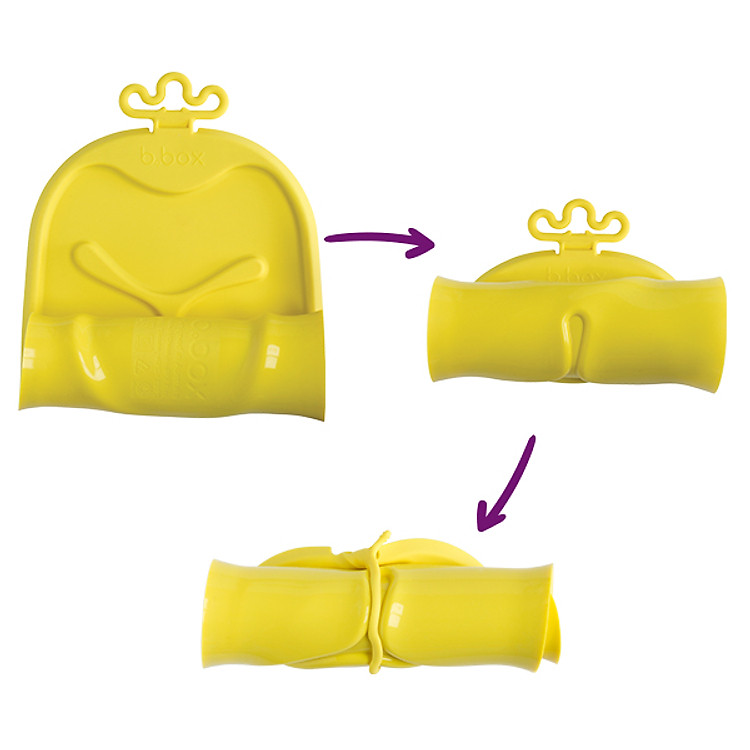 Mua Khay ăn dặm b.box kèm muỗng - Vàng Chanh Chính hãng Tiết kiệm - Hình ảnh 4