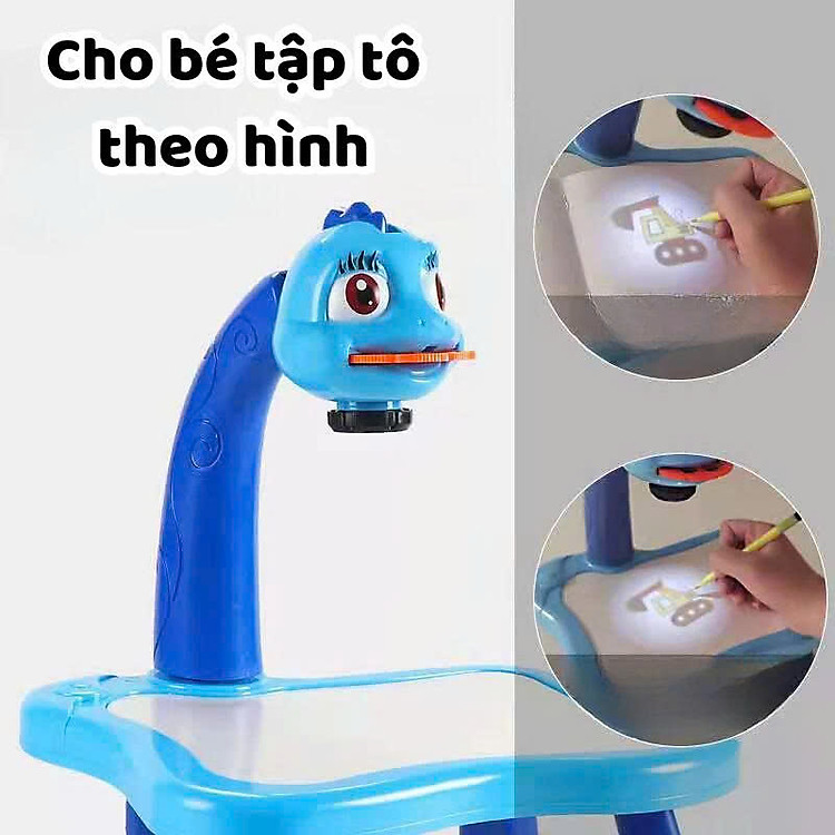 Bàn Vẽ Chiếu Bóng Thông Minh Cho Bé - Hồng - Ảnh 4