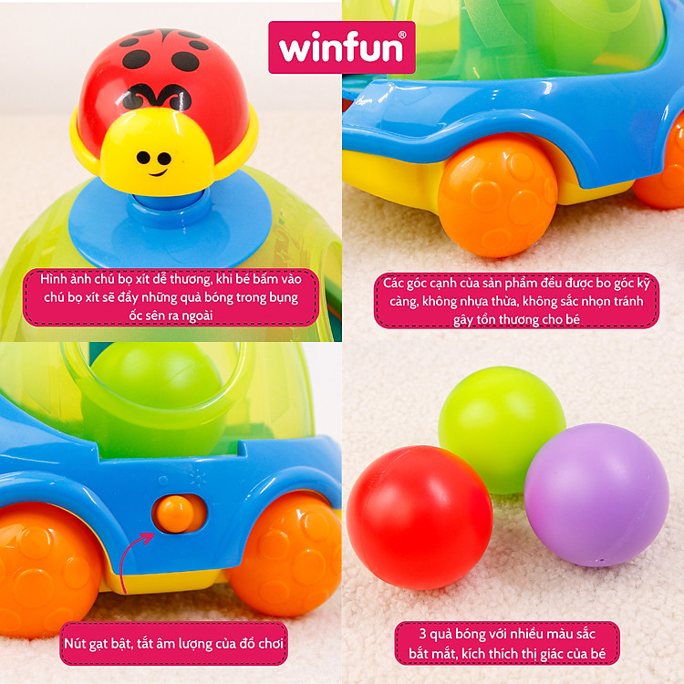 Đồ chơi ốc sên kéo dây Winfun 0674-NL Chính hãng Tiết kiệm - Hình ảnh 2