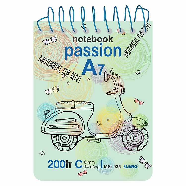 Sổ Kẻ Ngang Lò Xo KLONG A7 (200 trang) - Ảnh 4
