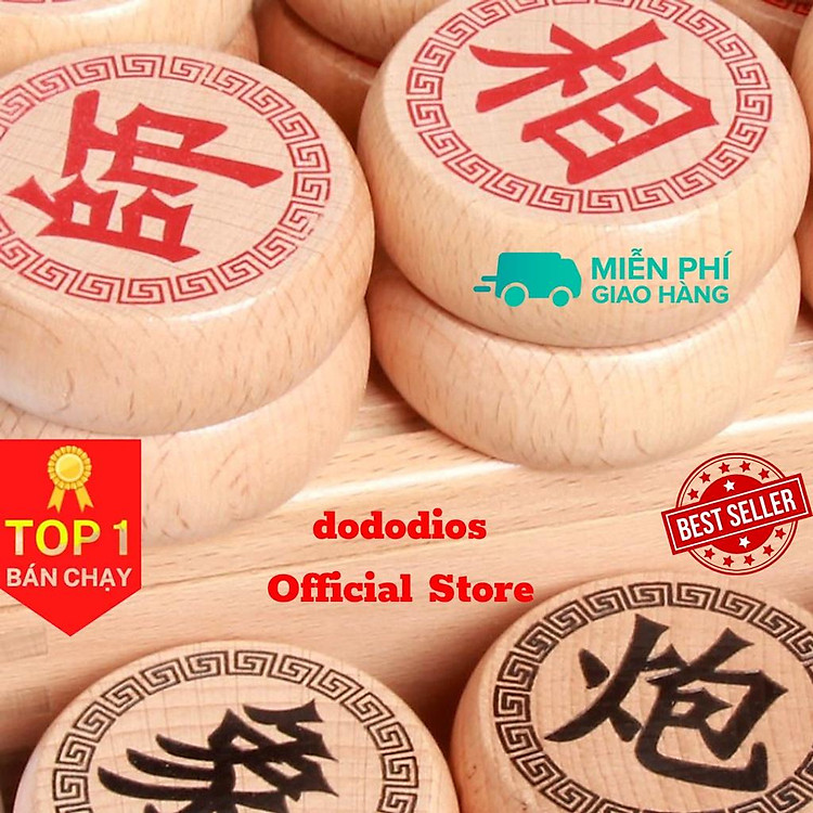 Mua Cờ tướng gỗ tự nhiên chính hãng Chính hãng Giá tốt - Hình ảnh 2