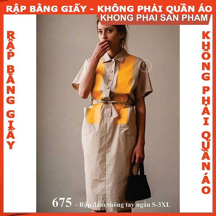 Rập giấy A0 mã 675 (BẢN VẼ) - Ảnh 2