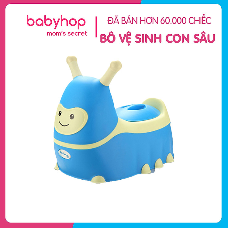 Bô vệ sinh trẻ em hình chú sâu ngộ nghĩnh Babyhop