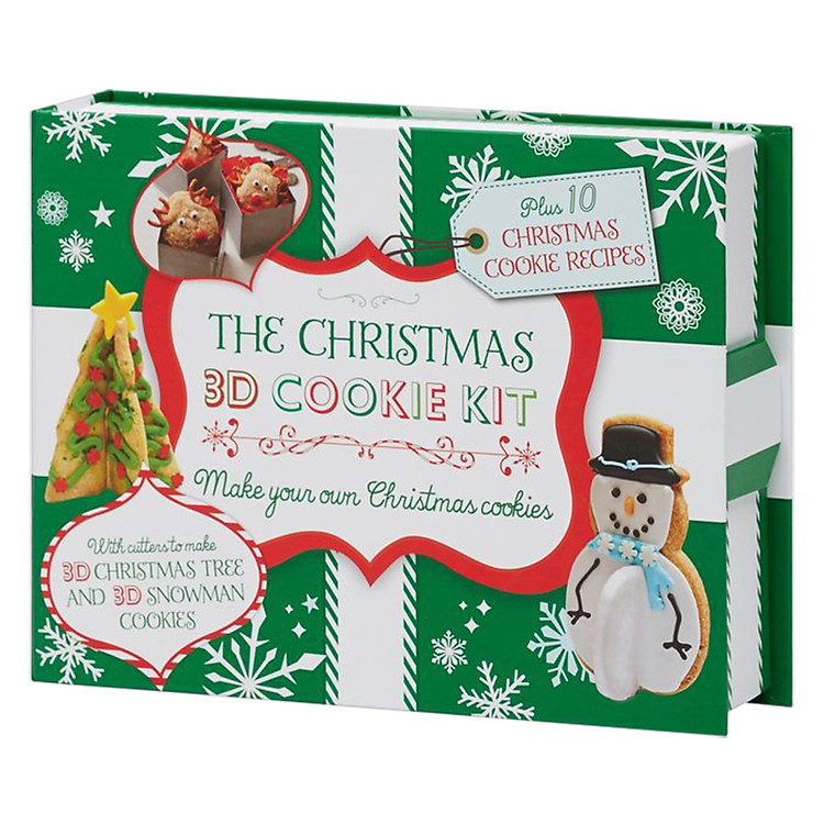 Sách Christmas 3D Cookie Kit