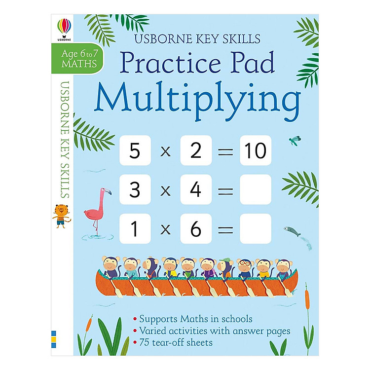 Sách Usborne Key Skills Practice Pad: Multiplying 6-7
