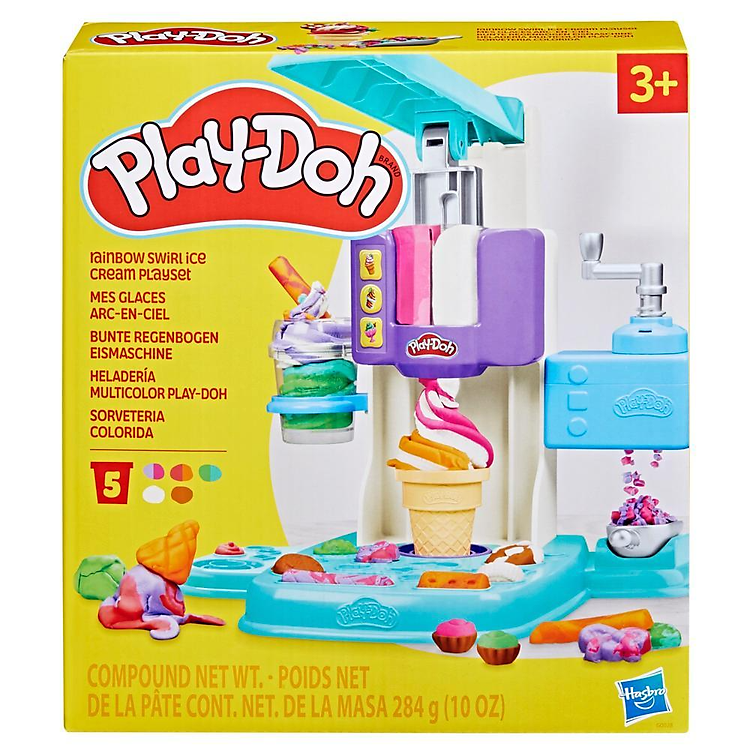 Tìm mua tại Avakids: Bột Nặn Nhà Máy Kem Cầu Vòng Playdoh - Ngập tràn khuyến mãi