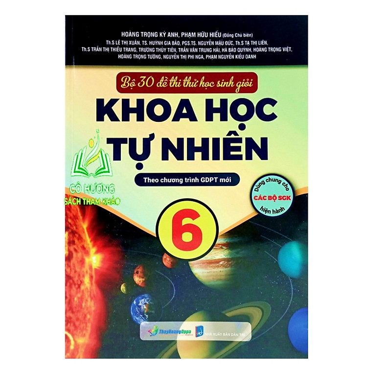 Sách- Bộ 30 Đề Thi Thử Học Sinh Giỏi Khoa Học Tự Nhiên 6 (Theo Chương Trình Giáo Dục Phổ Thông Mới) (BT)