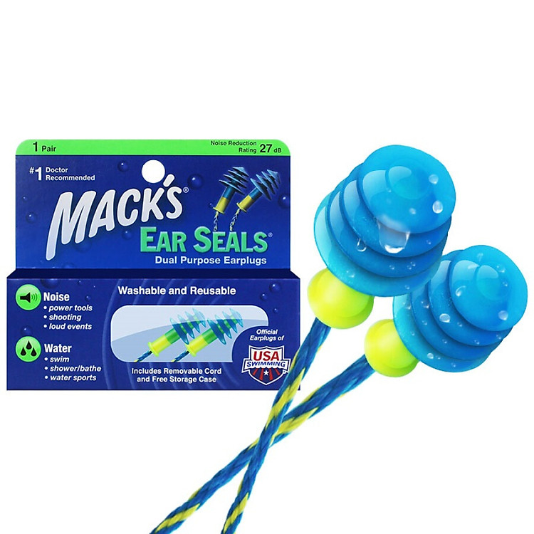 Nút Bịt Tai Silicon Chống Nước MACK'S