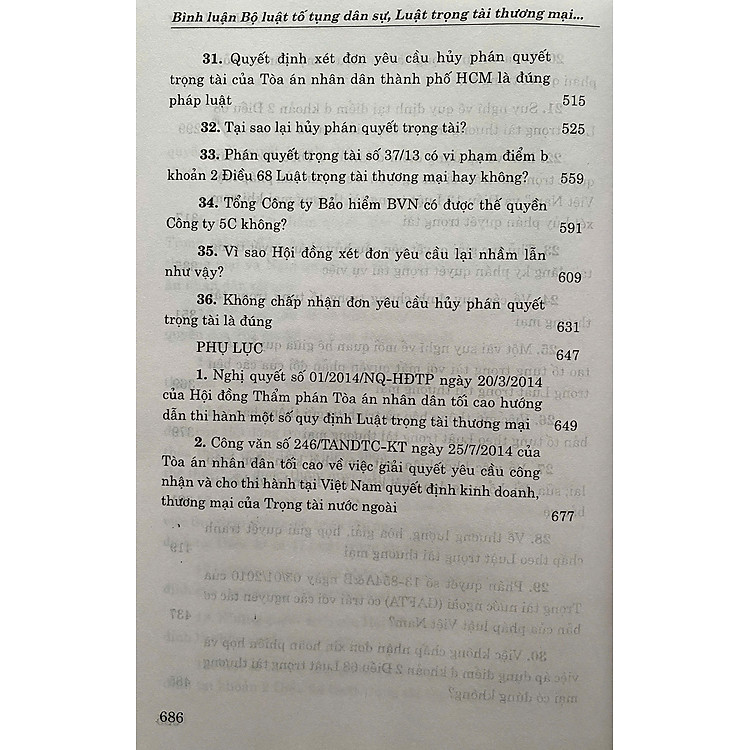Bình Luận Bộ Luật Tố Tụng Dân Sự, Luật Trọng Tài Thương Mại và Thực Tiễn Xét Xử - Ảnh 6