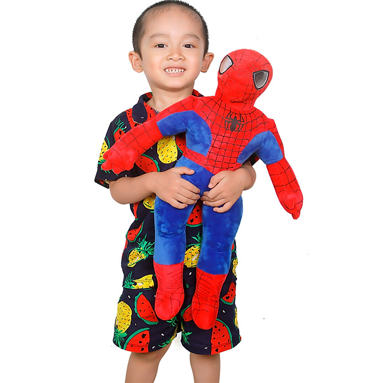 Gấu bông Spider Man nhồi bông 40cm Chính hãng Giá tốt - Hình ảnh 5