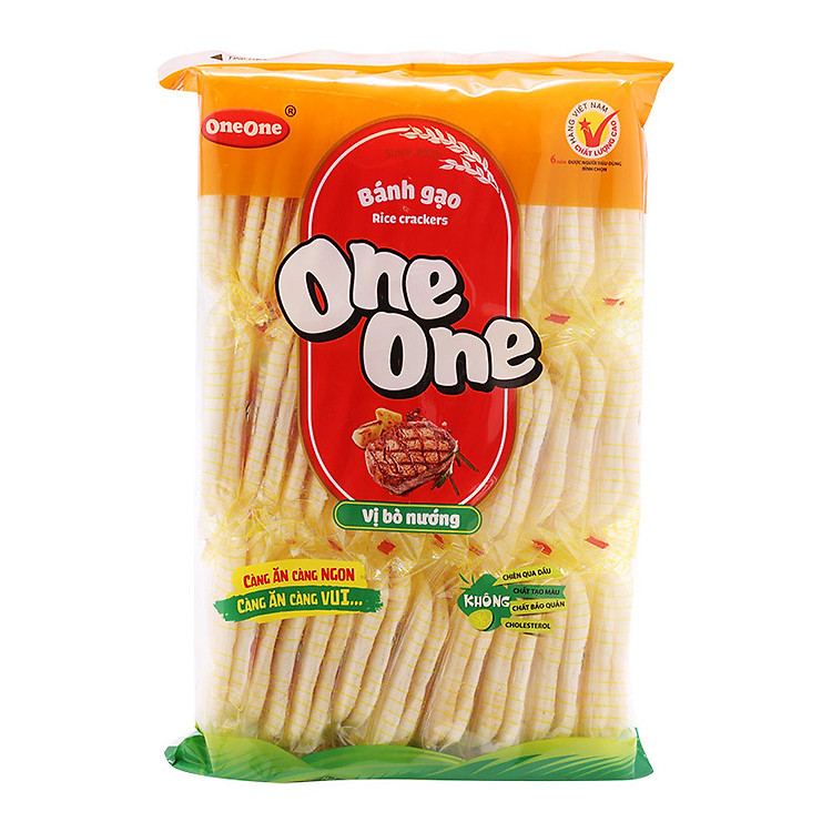 Bánh gạo One-One vị bò nướng gói 150g